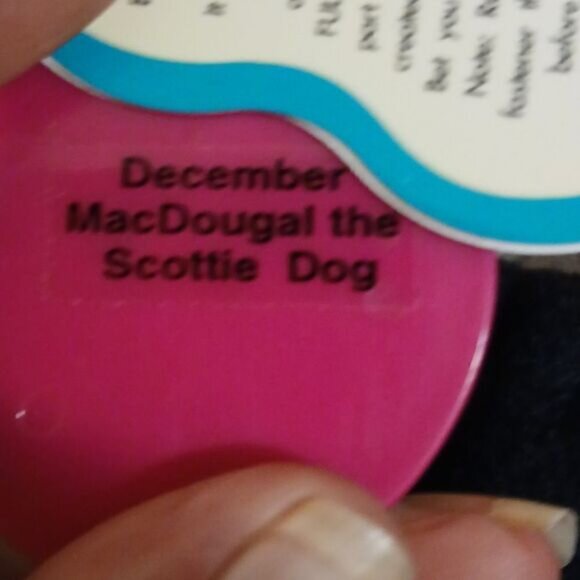 🩷Avon Full O Beans, MACDOUGAL THE SCOTTY DOG W/KEYCHAIN - Picture 7 of 12